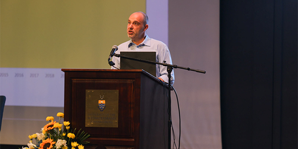 Proff Brett Bowman at Postgrad Orientation 2025 600x300